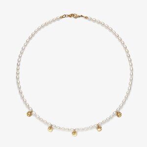 Camila Fresh Water Pearl Necklace With Charms